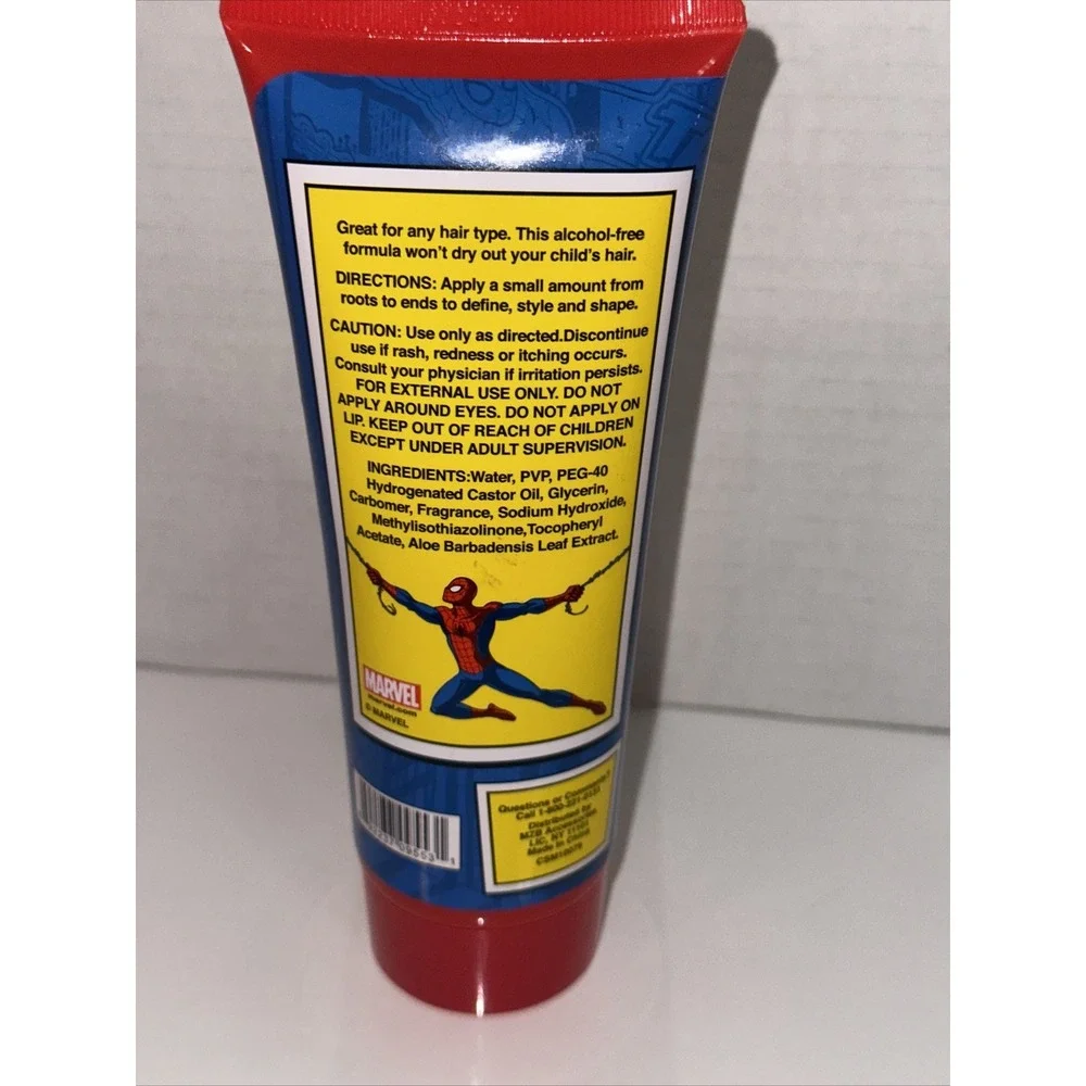 Spiderman Hair Gel (7 fl oz) for kids NEW A26